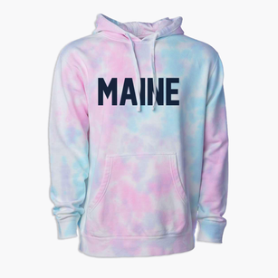 Maine New York Classic Block Premium Tie-Dye Hoodie