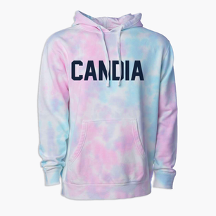 Candia New Hampshire Classic Block Premium Tie-Dye Hoodie