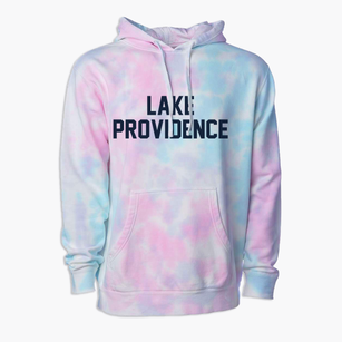 Lake Providence Louisiana Classic Block Premium Tie-Dye Hoodie