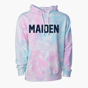 Maiden North Carolina Classic Block Premium Tie-Dye Hoodie