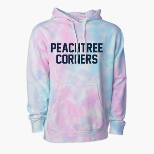 Peachtree Corners Georgia Classic Block Premium Tie-Dye Hoodie
