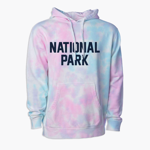 National Park New Jersey Classic Block Premium Tie-Dye Hoodie