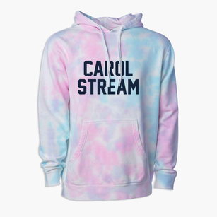 Carol Stream Illinois Classic Block Premium Tie-Dye Hoodie