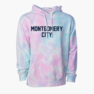 Montgomery City Missouri Classic Block Premium Tie-Dye Hoodie