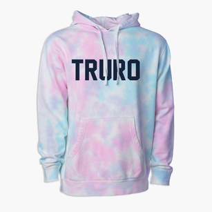 Truro Massachusetts Classic Block Premium Tie-Dye Hoodie