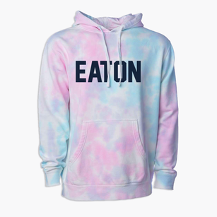 Eaton Indiana Classic Block Premium Tie-Dye Hoodie
