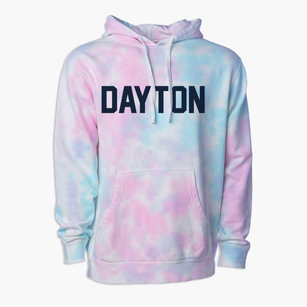 Dayton Virginia Classic Block Premium Tie-Dye Hoodie