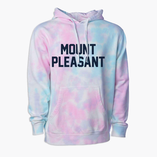 Mount Pleasant Wisconsin Classic Block Premium Tie-Dye Hoodie