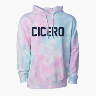 Cicero Wisconsin Classic Block Premium Tie-Dye Hoodie