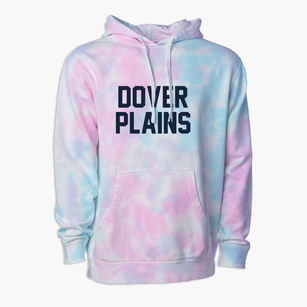 Dover Plains New York Classic Block Premium Tie-Dye Hoodie
