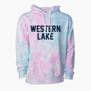Western Lake Texas Classic Block Premium Tie-Dye Hoodie