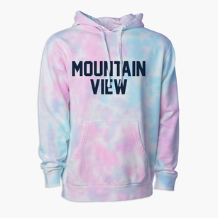 Mountain View Oklahoma Classic Block Premium Tie-Dye Hoodie