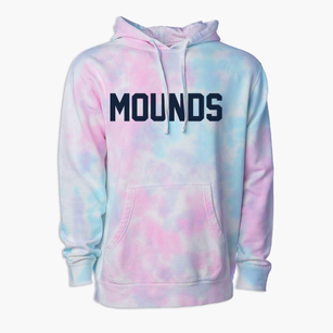 Mounds Illinois Classic Block Premium Tie-Dye Hoodie