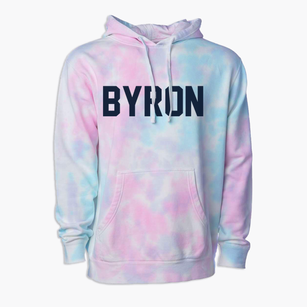 Byron Wyoming Classic Block Premium Tie-Dye Hoodie