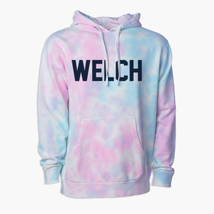 Welch Oklahoma Classic Block Premium Tie-Dye Hoodie