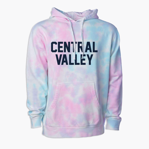 Central Valley Utah Classic Block Premium Tie-Dye Hoodie