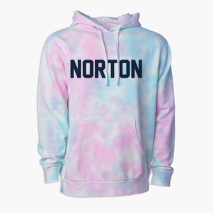 Norton Massachusetts Classic Block Premium Tie-Dye Hoodie