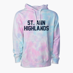 St. Ann Highlands Colorado Classic Block Premium Tie-Dye Hoodie