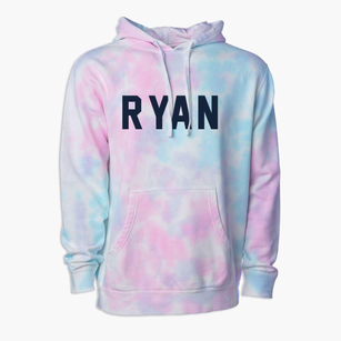 Ryan Iowa Classic Block Premium Tie-Dye Hoodie