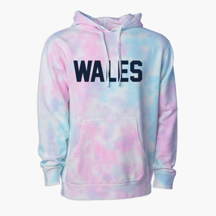 Wales Utah Classic Block Premium Tie-Dye Hoodie