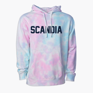 Scandia Kansas Classic Block Premium Tie-Dye Hoodie