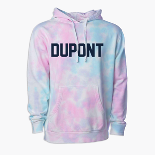 Dupont Indiana Classic Block Premium Tie-Dye Hoodie