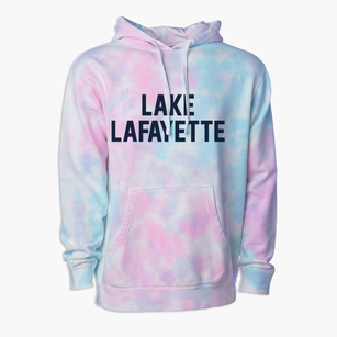 Lake Lafayette Missouri Classic Block Premium Tie-Dye Hoodie