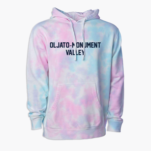Oljato-monument Valley Arizona Classic Block Premium Tie-Dye Hoodie