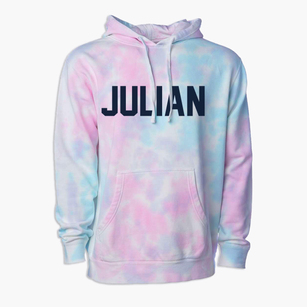 Julian Pennsylvania Classic Block Premium Tie-Dye Hoodie