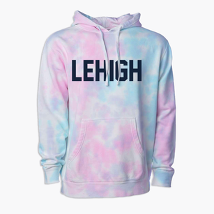 Lehigh Kansas Classic Block Premium Tie-Dye Hoodie