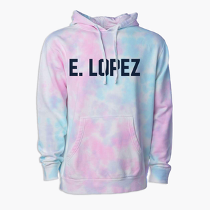 E. Lopez Texas Classic Block Premium Tie-Dye Hoodie