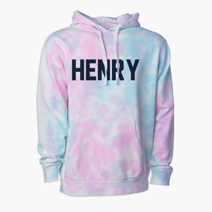 Henry Nebraska Classic Block Premium Tie-Dye Hoodie