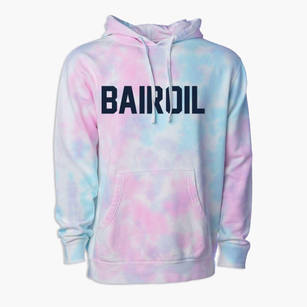 Bairoil Wyoming Classic Block Premium Tie-Dye Hoodie