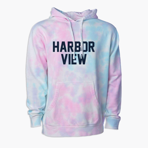 Harbor View Ohio Classic Block Premium Tie-Dye Hoodie