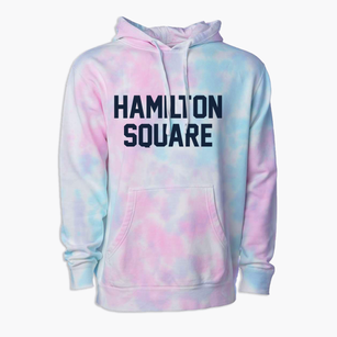 Hamilton Square New Jersey Classic Block Premium Tie-Dye Hoodie
