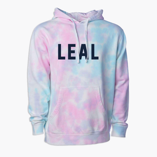 Leal North Dakota Classic Block Premium Tie-Dye Hoodie