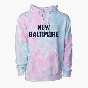 New Baltimore Michigan Classic Block Premium Tie-Dye Hoodie
