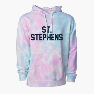 St. Stephens North Carolina Classic Block Premium Tie-Dye Hoodie