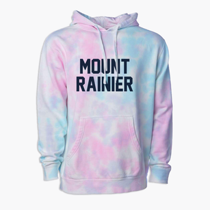 Mount Rainier Maryland Classic Block Premium Tie-Dye Hoodie