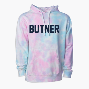 Butner North Carolina Classic Block Premium Tie-Dye Hoodie