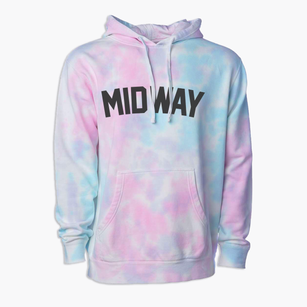 Midway North Carolina Classic Curve Premium Tie-Dye Hoodie