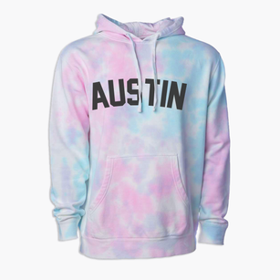 Austin Texas Classic Curve Premium Tie-Dye Hoodie