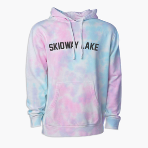 Skidway Lake Michigan Classic Curve Premium Tie-Dye Hoodie