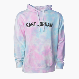 East Jordan Michigan Classic Curve Premium Tie-Dye Hoodie