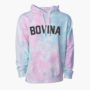 Bovina Wisconsin Classic Curve Premium Tie-Dye Hoodie