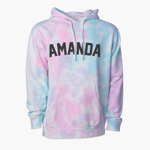 Amanda Ohio Classic Curve Premium Tie-Dye Hoodie