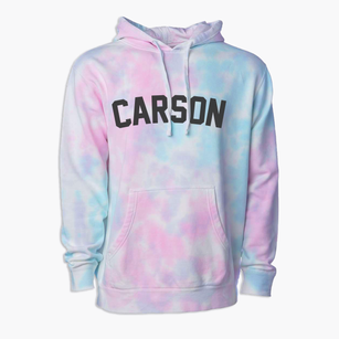 Carson California Classic Curve Premium Tie-Dye Hoodie