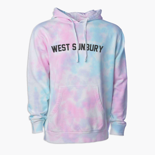 West Sunbury Pennsylvania Classic Curve Premium Tie-Dye Hoodie