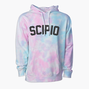 Scipio Indiana Classic Curve Premium Tie-Dye Hoodie