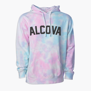 Alcova Wyoming Classic Curve Premium Tie-Dye Hoodie